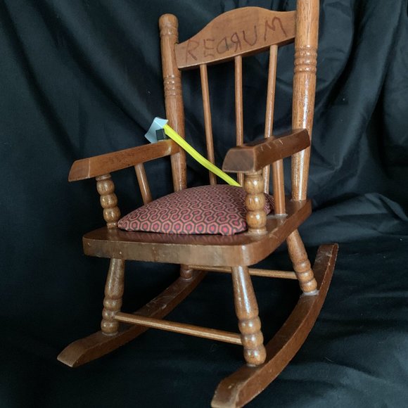 Shining Rocking Chair Pin Cushion/Jewelry Holder - Picture 1 of 5